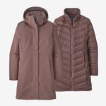 PATAGONIA WOMEN'S TRES 3-in-1 PARKA: DUBN DUSKY BROWN